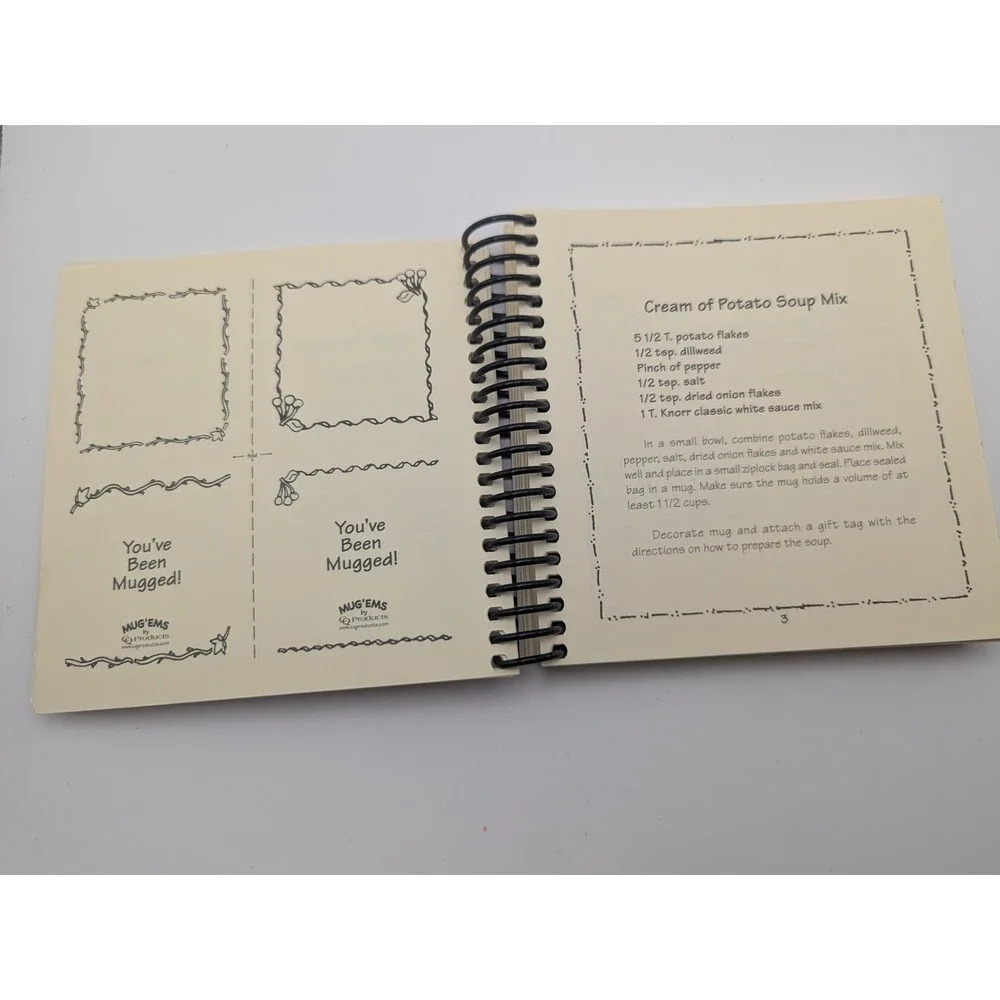 Mug'Ems Soups & Breads‎ Recipes in a Mug Cookbook Spiral Bound CQ Products 2005